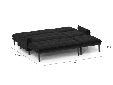 black multifuctiuon sofa setgrey