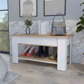 Daffodil Bench, Liftable Top And Lower Panel
