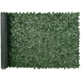 VEVOR Privacy Ivy Fence, 59 x 118in Artificial Green Wall Screen, Greenery Ivy Fence with Mesh Cloth Backing and Strengthened Joint